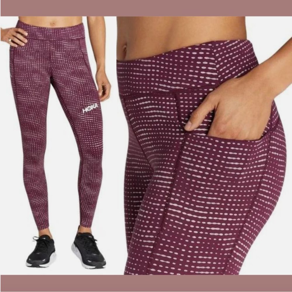NWT $88 Hoka One One Time to Fly Performance Tights [ SZ XS ] #6137‎